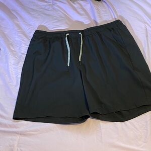 Classic Black Athletic Men's Shorts